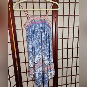 Off shoulder Bohemian Paisley Dress